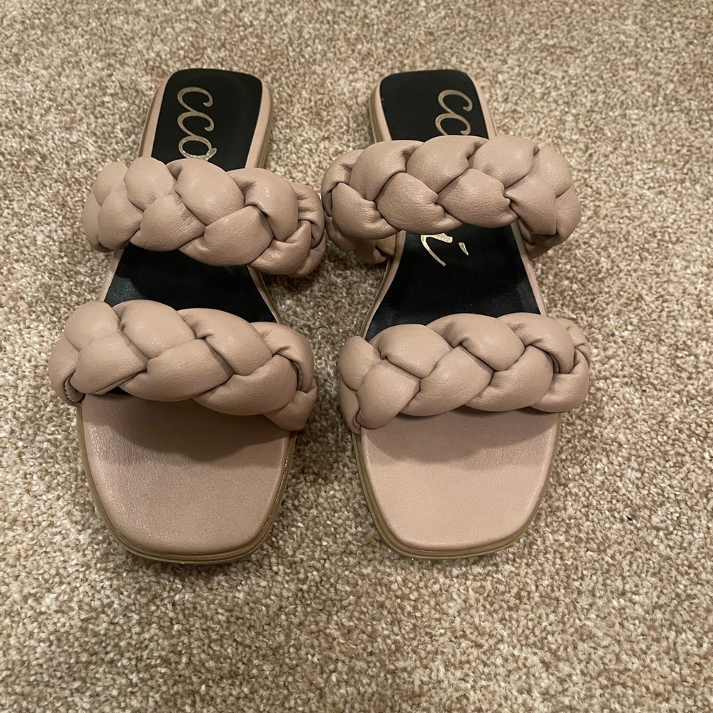 New braided sandals